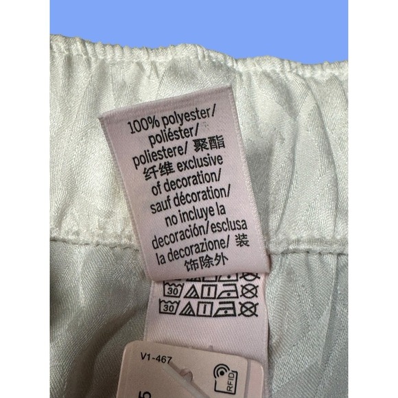 Victoria's Secret Satin Racerback Tank Top & Bottom White Logo NWT  Size L /XL - Picture 5 of 13